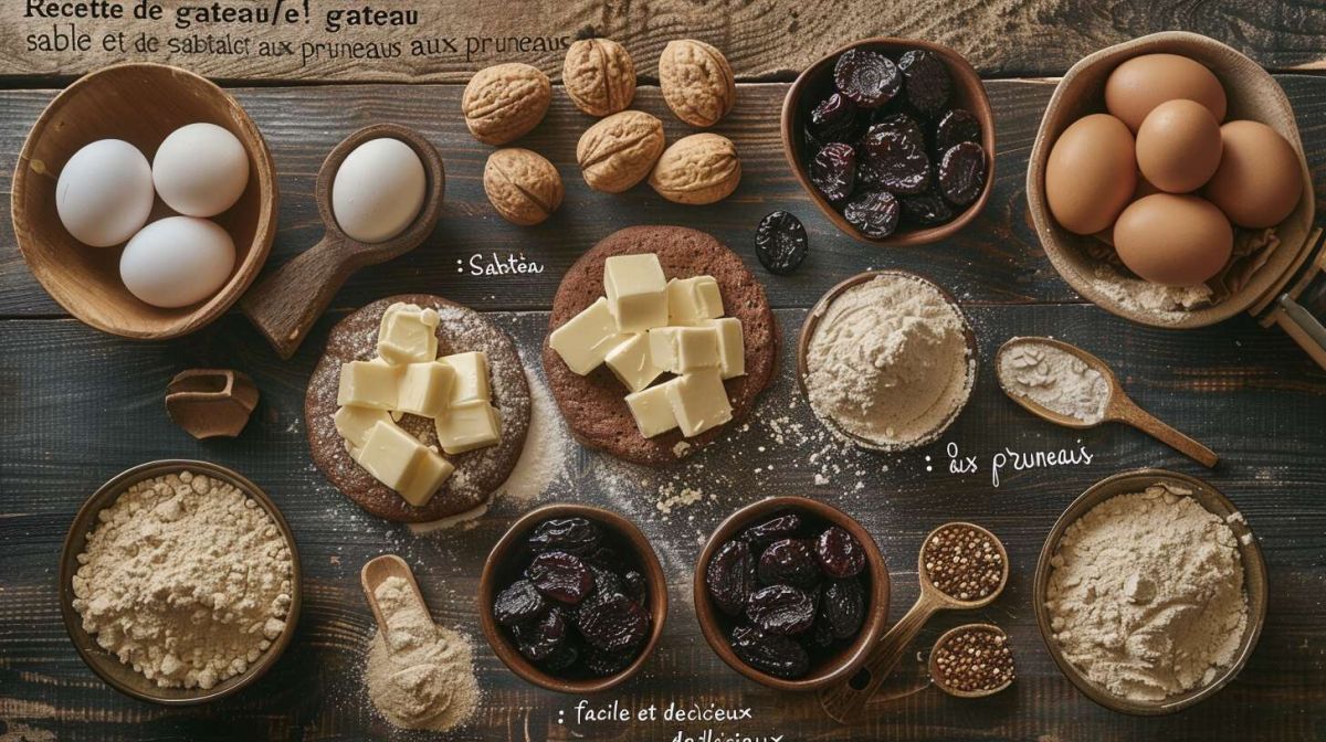 Un délice intemporel : le gâteau sablé aux pruneaux fait son retour en cuisine