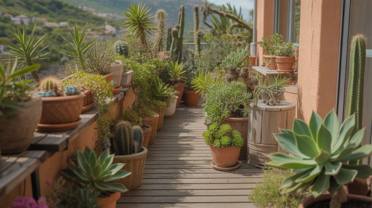Un balcon verdoyant sans arrosage : découvrez les succulentes méditerranéennes