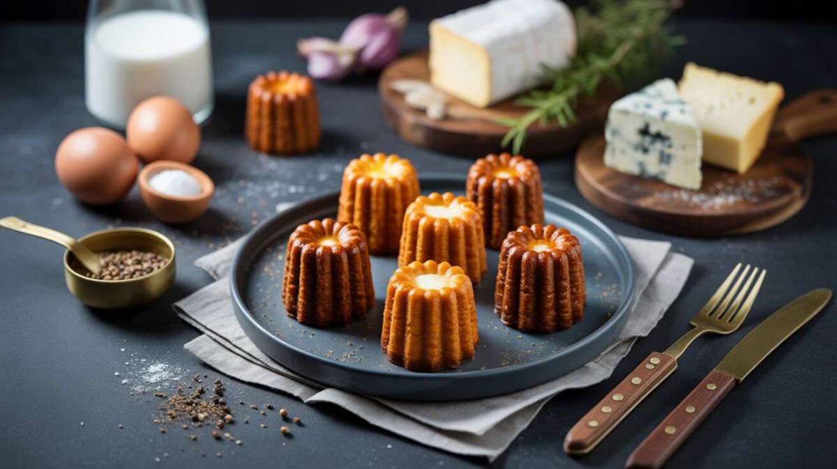 Cannelés apéritifs au fromage bleu : une bouchée de plaisir