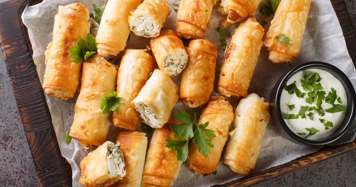 Bricks aux légumes et feta : un apéro inoubliable